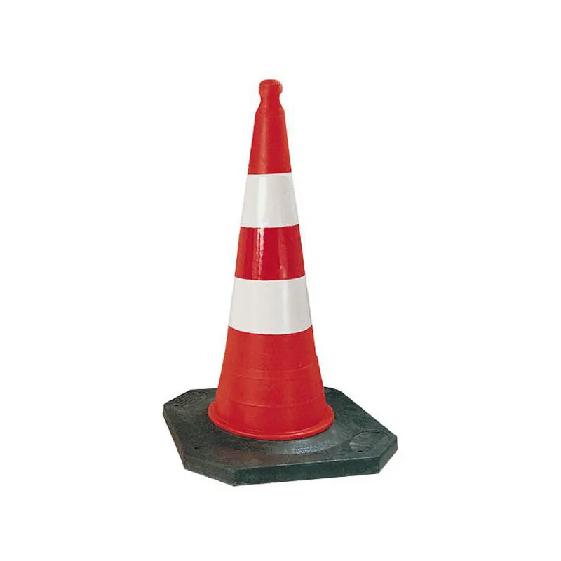 CONE PLASTIQUE FLUO 100CM RETRO C2 PIED CAOUT. 8;5KG TALIAPLAST – 520804