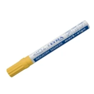 Marqueur peinture laquée jaune pointe 2-4 mm – Lyra