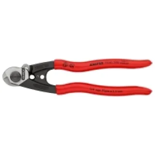 Knipex 95 61 190 – Cortacables para cable trenzado 190 mm con mangos PVC