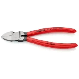 Knipex 72 01 160 – Alicate de corte diagonal para plástico 160 mm con mangos PVC