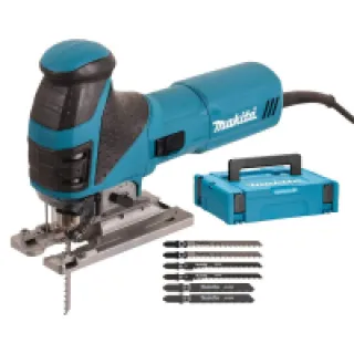 Scie sauteuse 720W avec 6 lames dans coffret Makpac – MAKITA 4351FCTJ