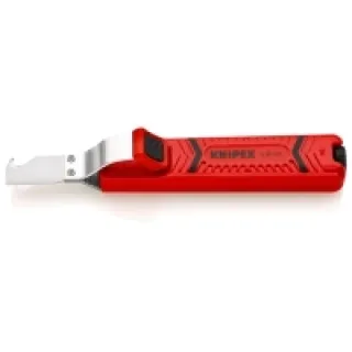 Knipex 16 20 165 SB – Cuchillo para cables con cuchilla en gancho. para mangueras de 8.0 a 28.0 mm2 (en embalaje autoservicio)