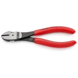 Knipex 74 01 160 – Alicate de corte diagonal de fuerza 160 mm con mangos PVC