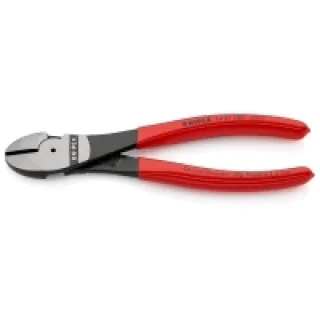 Knipex 74 01 180 – Alicate de corte diagonal de fuerza 180 mm con mangos PVC