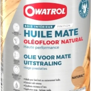 Huile de protection mate bois intérieur Owatrol OLEOFLOOR® NATURAL Incolore (owp11) 1 litre