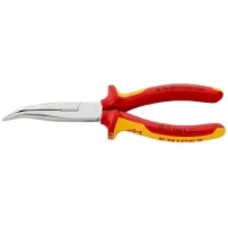 Pince à becs demi-ronds coudée isolante 1000V 200mm – KNIPEX – 26 26 200