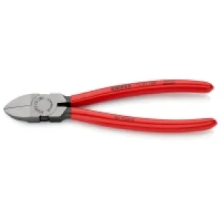 Knipex 72 01 180 – Alicate de corte diagonal para plástico 180 mm con mangos PVC