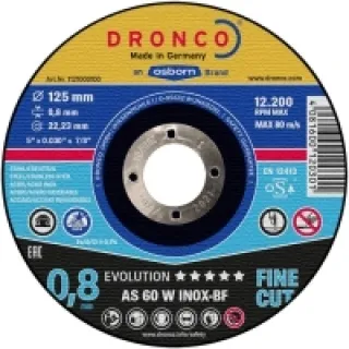 Disque à tronçonner inox AS 60 W 0.8mm – DRONCO – 1121000100