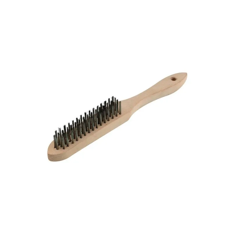 Brosse metallique universelle 4 rangs Inox Binzel