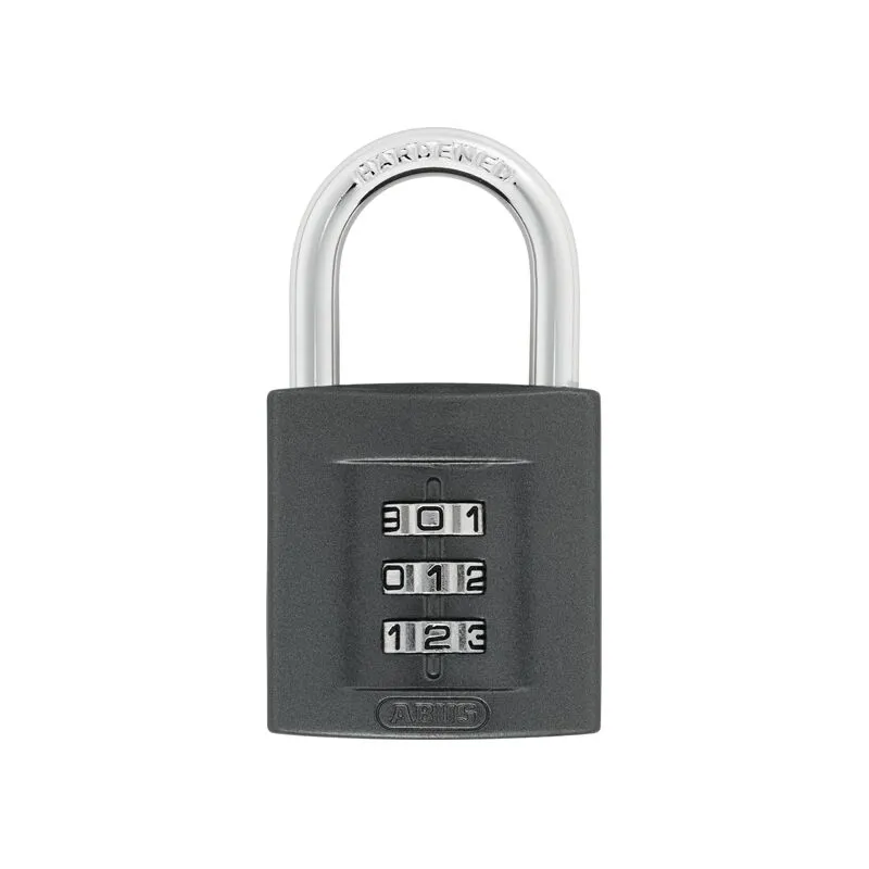 Cadenas a combinaison Zamack Serie 158 3 chiffres 40mm noir  Abus