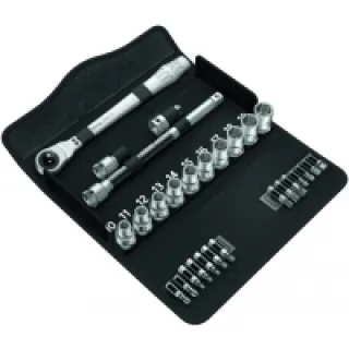 Jeu de cliquet Zyklop metal 1/2″ 8100 SC 8 (28 pièces) – 05004078001 – Wera