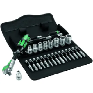 Jeu de cliquet Zyklop speed 1/4″ 8100 SA 6 (28 pièces) – 05004016001 – Wera