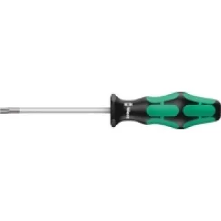 Tournevis TORX® avec porte-vis. Dimensions : T 10. Long. de la lame 80 mm. Long. totale 161 mm. Ø de la lame : 4.0 mm