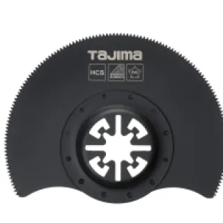 Tajima Accessorio per sega (lama per sega multiuso per tagli in legno. plastica. cartongesso. attacco universale 91 mm semicircolare). MHC91