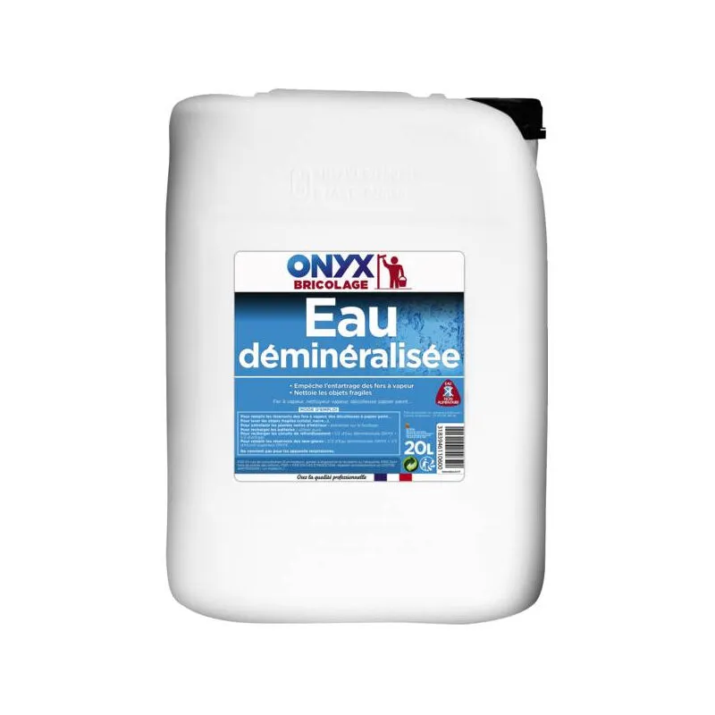 Eau deminéralisée bidon de 20 litres – ONYX