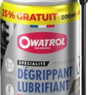 Dégrippant et lubrifiant multifonction Owatrol TRANSYL® ATOMISATEUR  Aérosol 400 ml