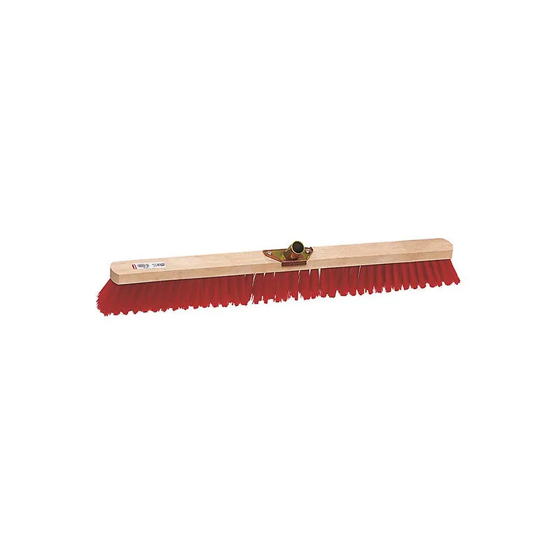 Balai industrie PVC rouge douille metal 800 Domergue