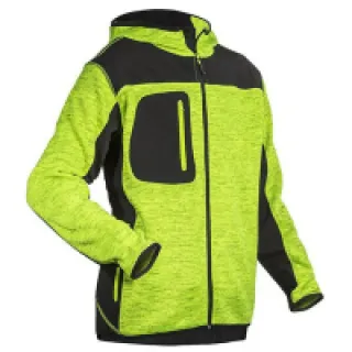 Veste softshell tricot Coverguard Bora Sweater Jaune / Noir S