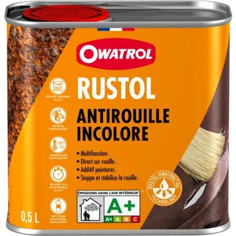 Rustol Antirouille multifonction Incolore – 0;5L