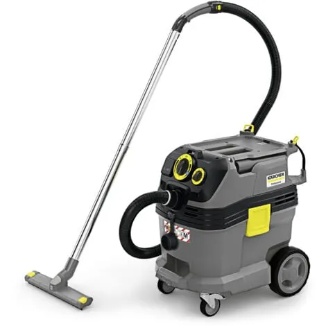 Karcher Aspirateur eau et poussières professionnel NT 30/1 Tact Te M; aspiration de poussières fines dangereuses de classe M; avec prise d’asservissement et décolmatage automatique du filtre