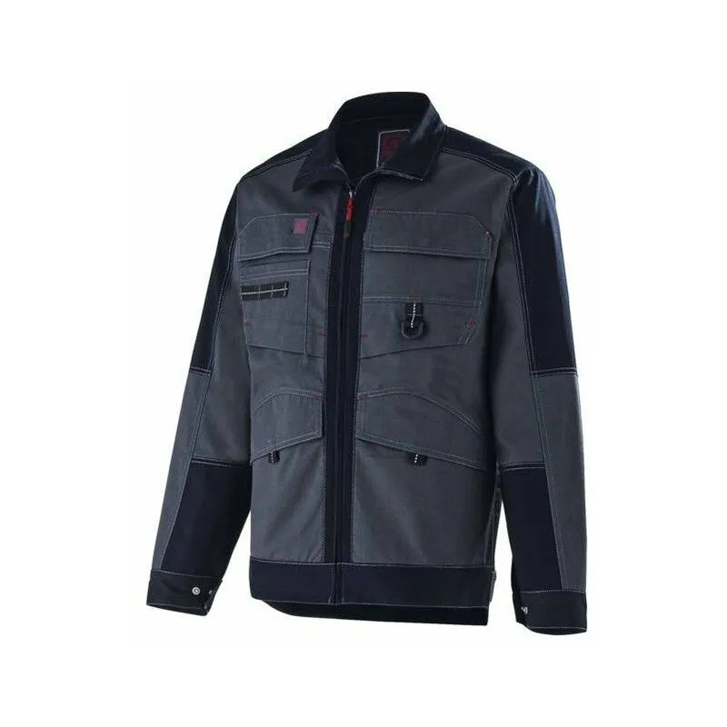 Blouson shear gris fonce-noirt4