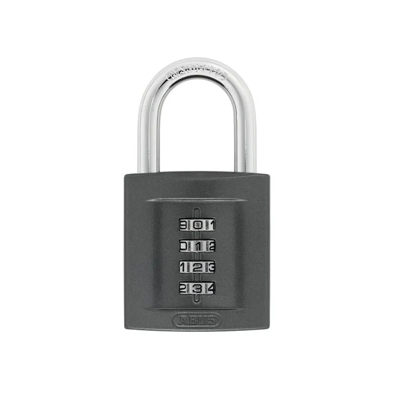 Cadenas a combinaison Zamack Serie 158 4 chiffres 50mm noir  Abus