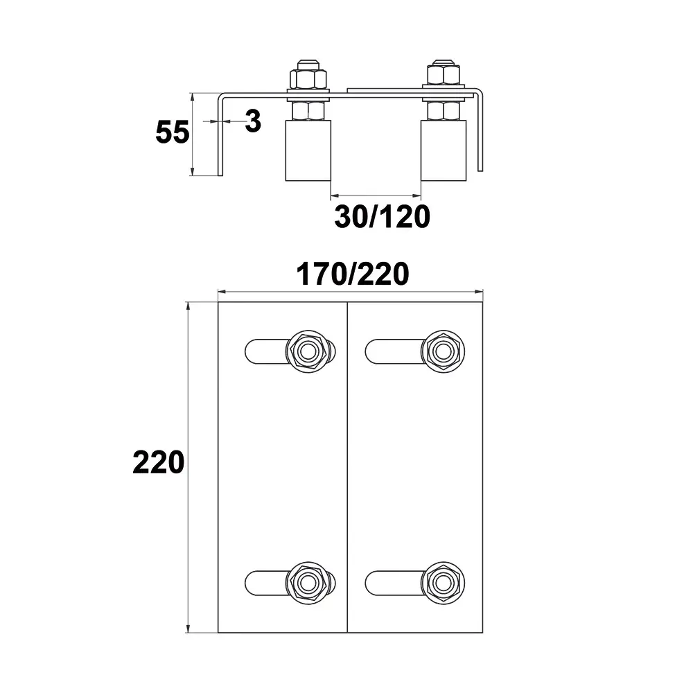 Guide sur plaque réglable – Torbel industrie