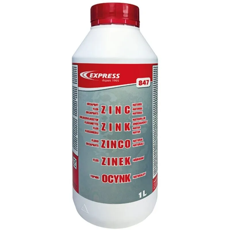 Décap’ Zinc naturel flacon 1 litre GUILBERT EXPRESS – 847 EXPRESS – 847