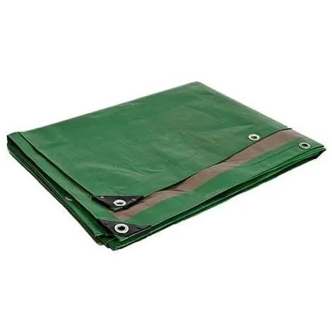 Bache verte exterieure HQ250 PRO 8mx12m Tecplast