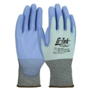 Gants compatibles avec écran tactile G-TEK (lot de 12) Bleu Clair 9