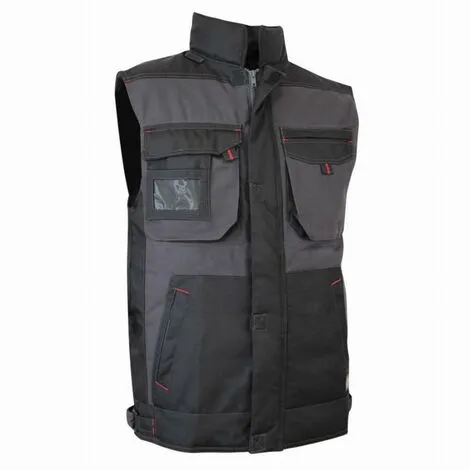 Gilet matelassé Bodywarmer Sable LMA Gris nuit / Noir – 2058