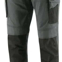 Pantalon de travail renforcé STRETCH multipoches Caterpillar ESSENTIALS Gris / Noir 40