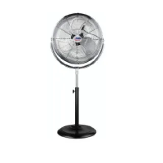 Splus – Ventilateur mobile sur pied 6300 m³/h 120 W Ø hélice 43 cm réglable et orientable – VM 50 PI.2 S.PLUS