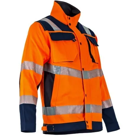 Blouson Haute Visibilité Ampoule Orange TL LMA Lebeurre