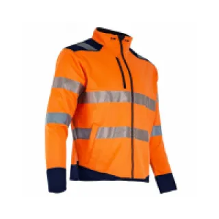 Veste polaire Authentic HV orange fluo et marine – LMA – Taille M