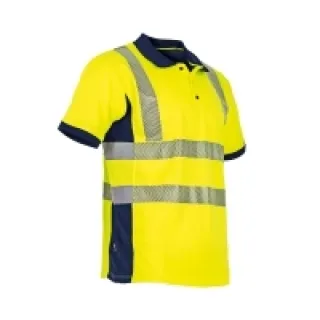 Polo Vision haute visibilité jaune – LMA – Taille M