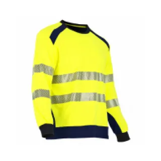 T-shirt Haute Visibilité manches longues jaune/bleu Clarte LMA