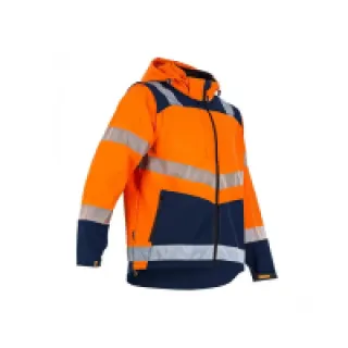 Veste de travail LMA 2266 Cible haute visibilité taille 6 bicolore 3 couches manches amovibles par zip