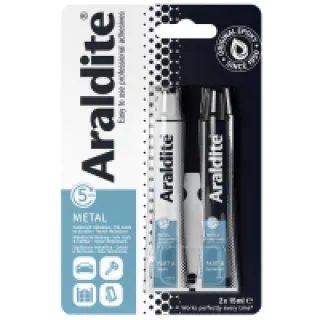 Colle ‘métal’ 2x15ml en tube ARALDITE