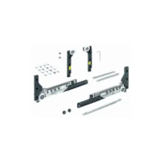 Ferrure slideline m avec amortisseur – Charge : 30 kg – HETTICH