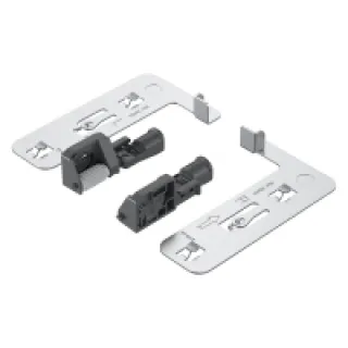 Réglage de la profondeur Actro 5D plastique gris HETTICH