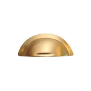 Poignée coquille laiton patiné – Hauteur : 40 mm – Entraxe : 64 mm – Décor : Bronze – Longueur : 96 mm – Profondeur : 1