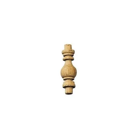 Balustre bois pour galerie ht 40 – Hauteur utile : 40 mm – Essence : Chêne – Diamètre : 14 mm – FOSUN