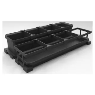 Rangement uboxx 2 anthracite – Décor : Anthracite – KESSEBOHMER