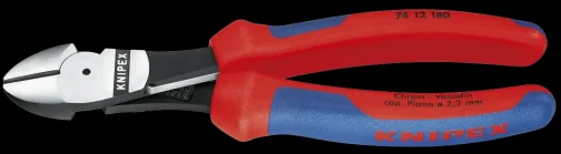 PINCE COUPANTE DE COTE A FORTE DEMULTIPLICATION 180 MM - KNIPEX OUTILLAGE