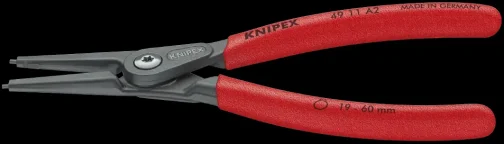 PINCE POUR CIRCLIPS EXTERIEURS POINTES DROITES 140 MM - KNIPEX - 49 11 A1