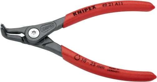 PINCE POUR CIRCLIPS EXTERIEURS POINTES COUDEES 130 MM - KNIPEX - 49 21 A11