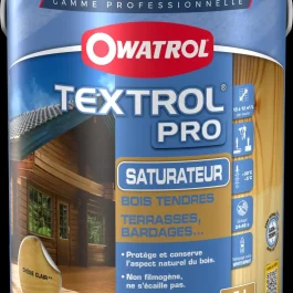 SATURATEUR BOIS EXTERIEUR INCOLORE TEXTROL 5L – OWATROL PRO PRODUIT DE TRAITEMENT ET MAINTENANCE – OWATROL PRO – 1131