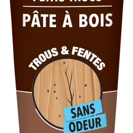 PATE A BOIS A L’EAU MERISIER TUBE 80 GR – SINTO FIXATION ASSEMBLAGE (vendu par 10) – SINTO – 37205 (vendu par 10)