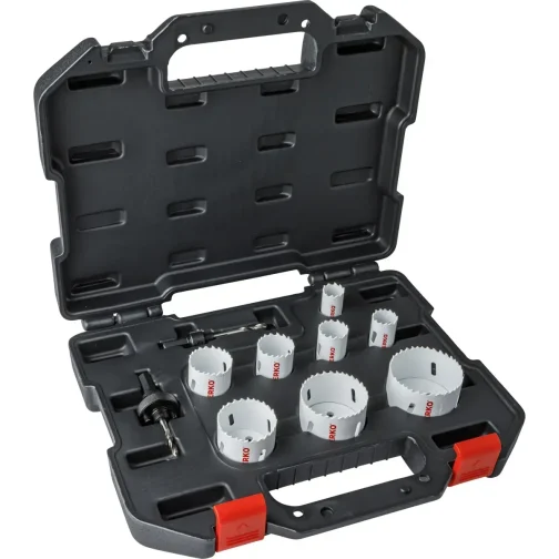 TREPAN BIMETAL ERKO ''ELECTRICIEN'' (COFFRET DE 10 PIECES) - ERKO OUTILLAGE - ERKO - 42800